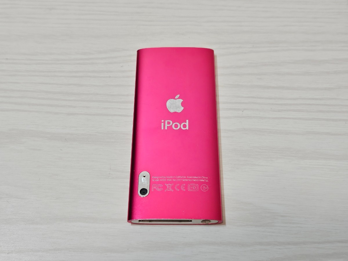 iPod nano 第5世代 アップル Apple 8GB ピンク 本体のみ PINK 動作未確認_画像2