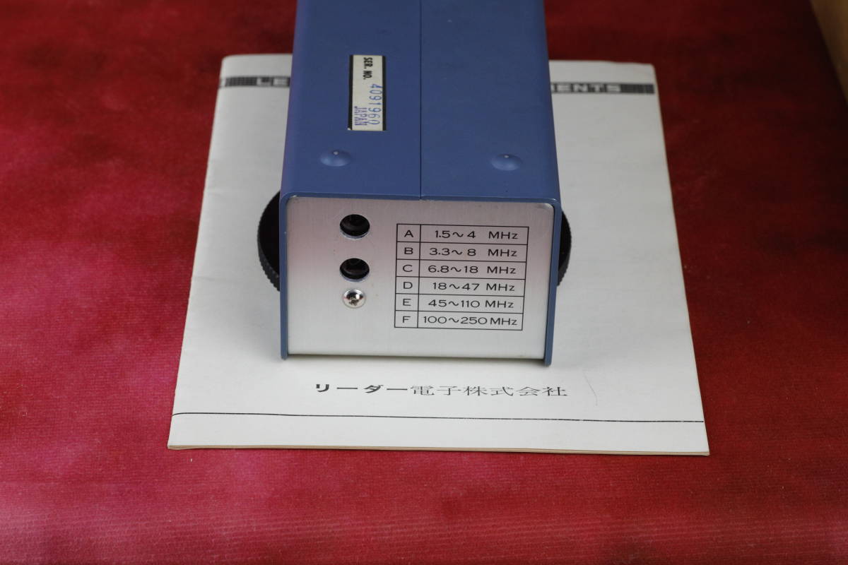 LEADER Tr Dip Meter LDM-815 中古品_画像5