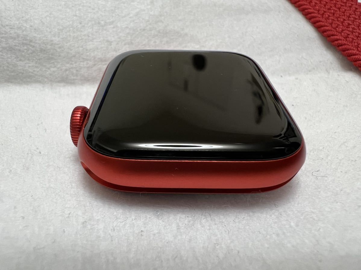 【試着のみ美品】【送料無料】Apple Watch Series 6 GPS+Cellular 44mm アルミニウム RED レッド A2376 正規品_画像4