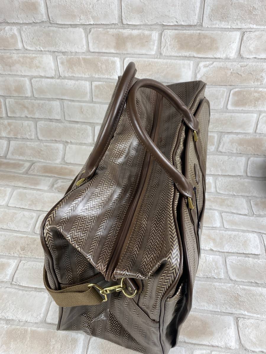  unused goods Pierre Cardin 2way Boston bag shoulder bag pierre caldin bag high capacity wave pattern travel bag 