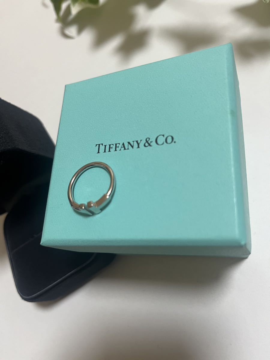 ティファニーワイヤーリング　ティーワイヤー　8号　18ホワイトゴールド　WG TIFFANY&Co. Tiffany & Co. 指輪