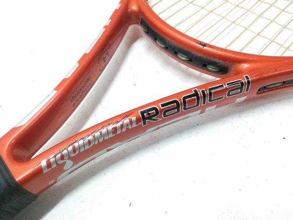 ♪HEAD LIQUIDMETAL Radical L4 ヘッド リキッドメタル ラジカル テニスラケット E012005H @140♪_画像3