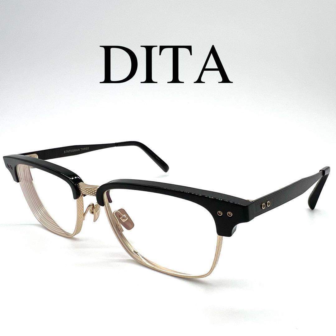 DITA ディータ メガネ 度入り STATESMAN THREE 保存袋付き_画像1