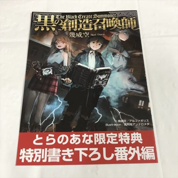 P47529 ◆黒の想像召喚師　とらのあな特典 小冊子 リーフレット_画像1