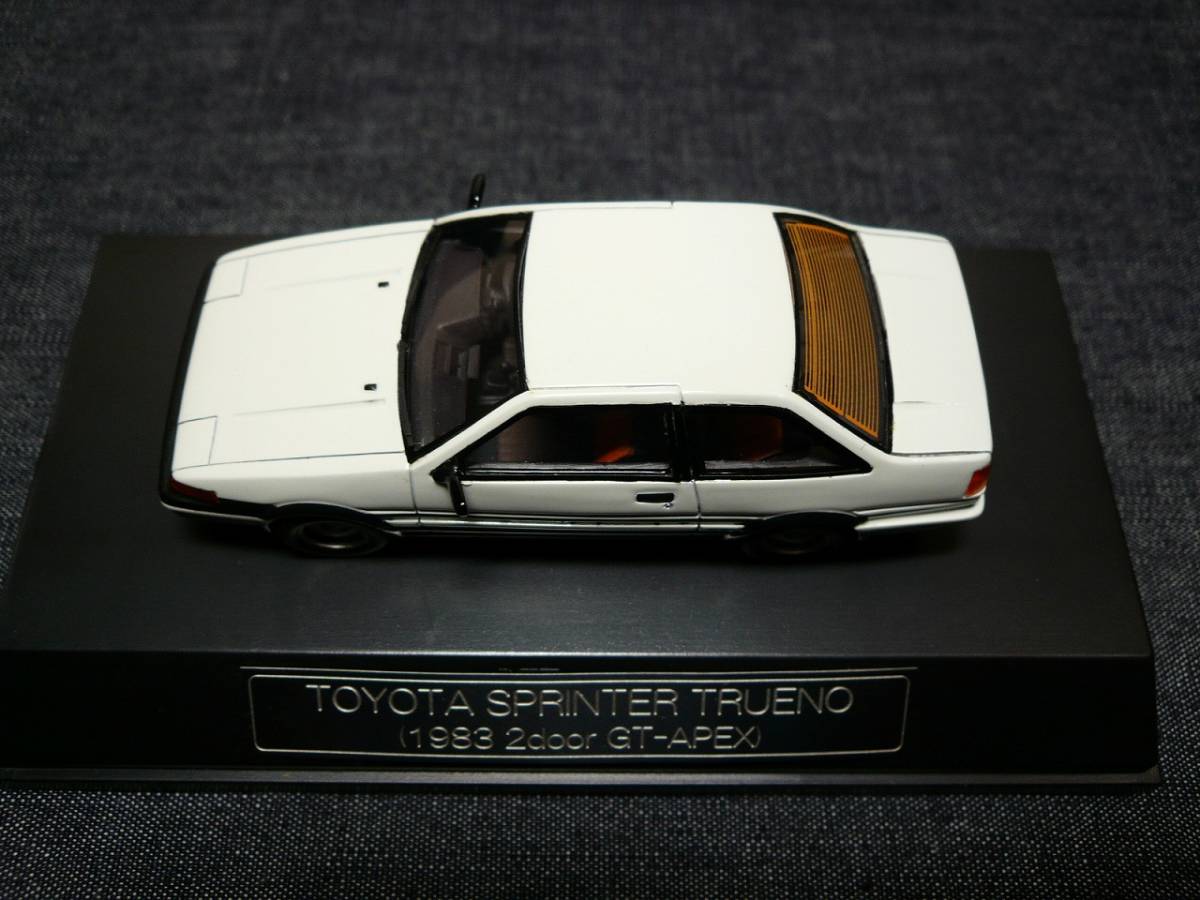 Hi-Story ハイ ストーリー　1/43　TOYOTA SPRINTER TRUENO トヨタ スプリンター トレノ （1983 2door GT-APEX）　難あり品_画像6