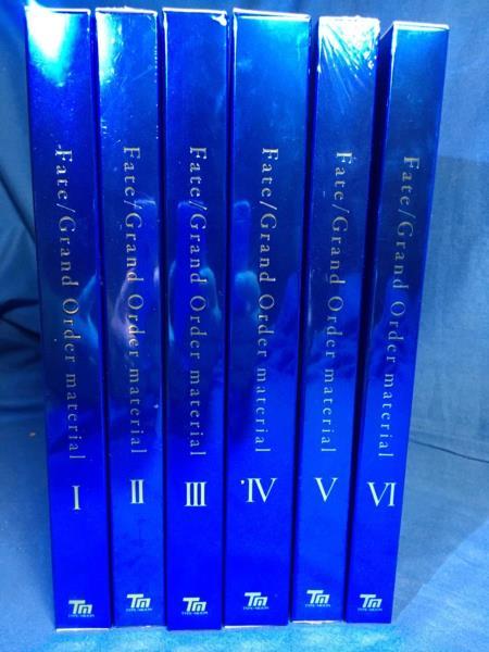 Fate/Grand Order material 1-6巻まで 6冊まとめて FGO TYPE-MOON フェイトグランドオーダー マテリアル 2 5巻だけシュリンク未開封の画像3