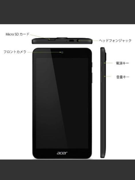Acer タブレット Iconia One 7 B1-790 7インチ16GB/Android6.0_画像2