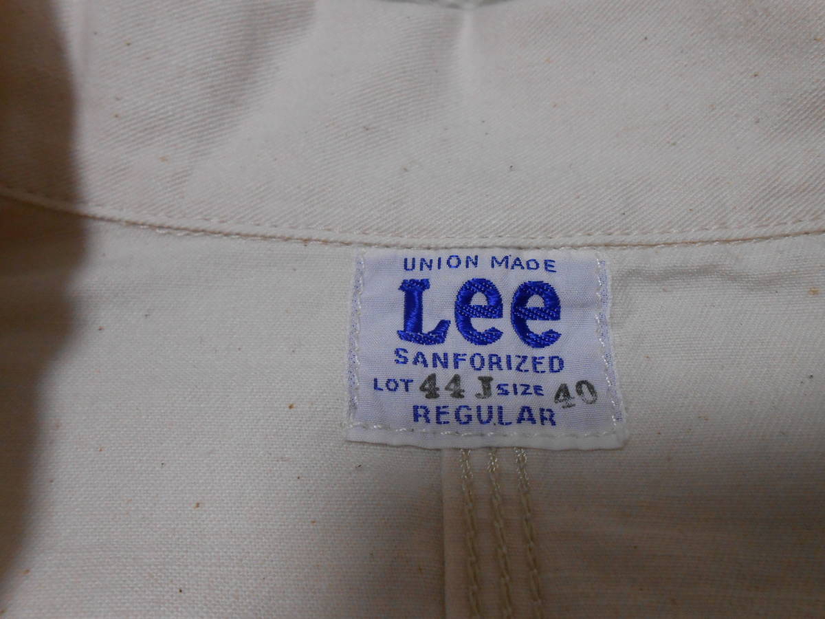 新品！Lee　44-J　カバーオール　生成り　40　L　LM5412-924　JELT DENIM　101　ライダース　カウボーイ_画像4