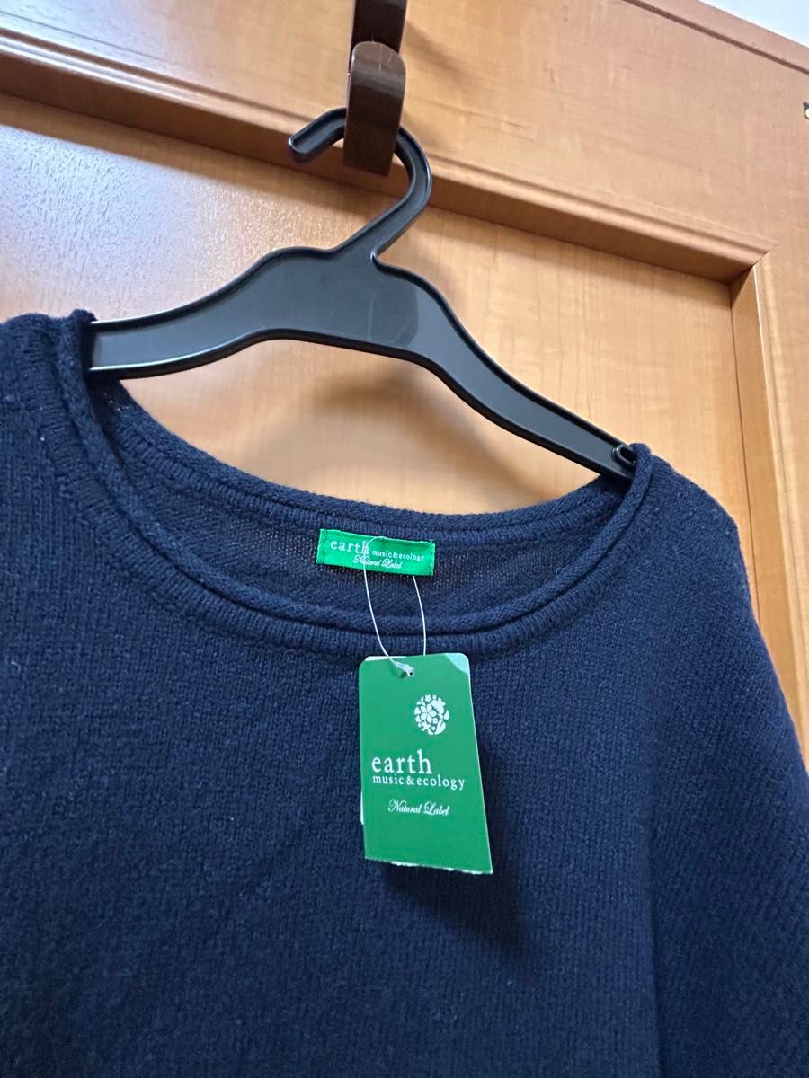 ＊お値下げ！ニットワンピース＊春コーデ（未使用）earth music &ecology