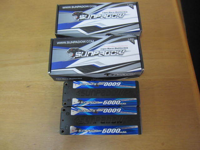 SUNPADOW 6000mAh/2s2p /7.4v/120c/60c 2本セット_画像1