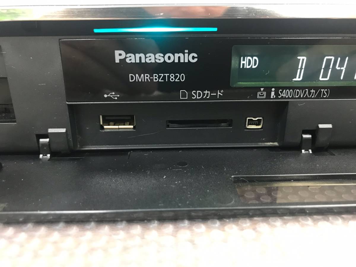 N-10/ Panasonic DMR-BZT820 DIGA HDDブルーレイディスクレコーダー スマートディーガ 3番組 同時録画 商品説明欄に追加写真あり_画像6