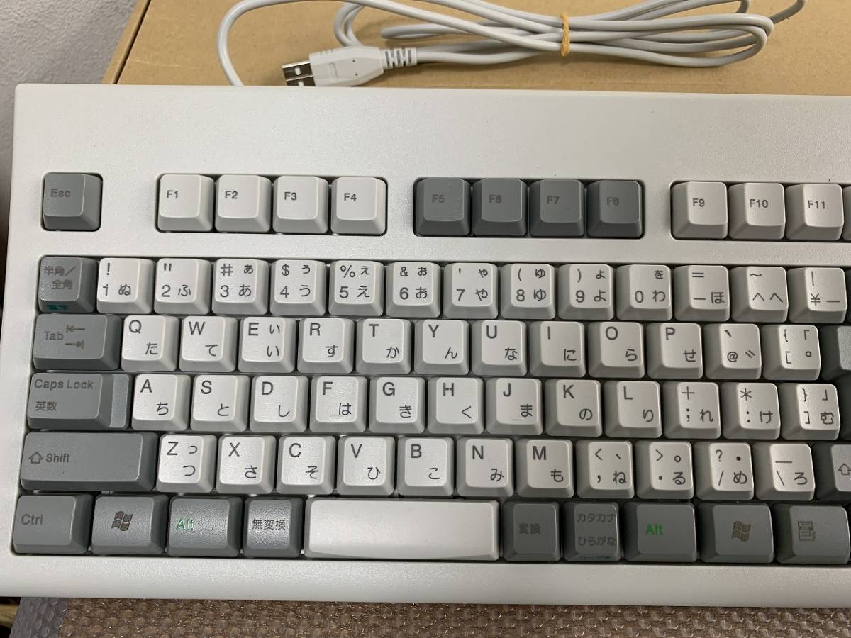 ☆在 ほぼ未使用 日本ICS株式会社 有線キーボード/ICS 114 USB Keyboard FKB-ZU114-JIS-B☆_画像2