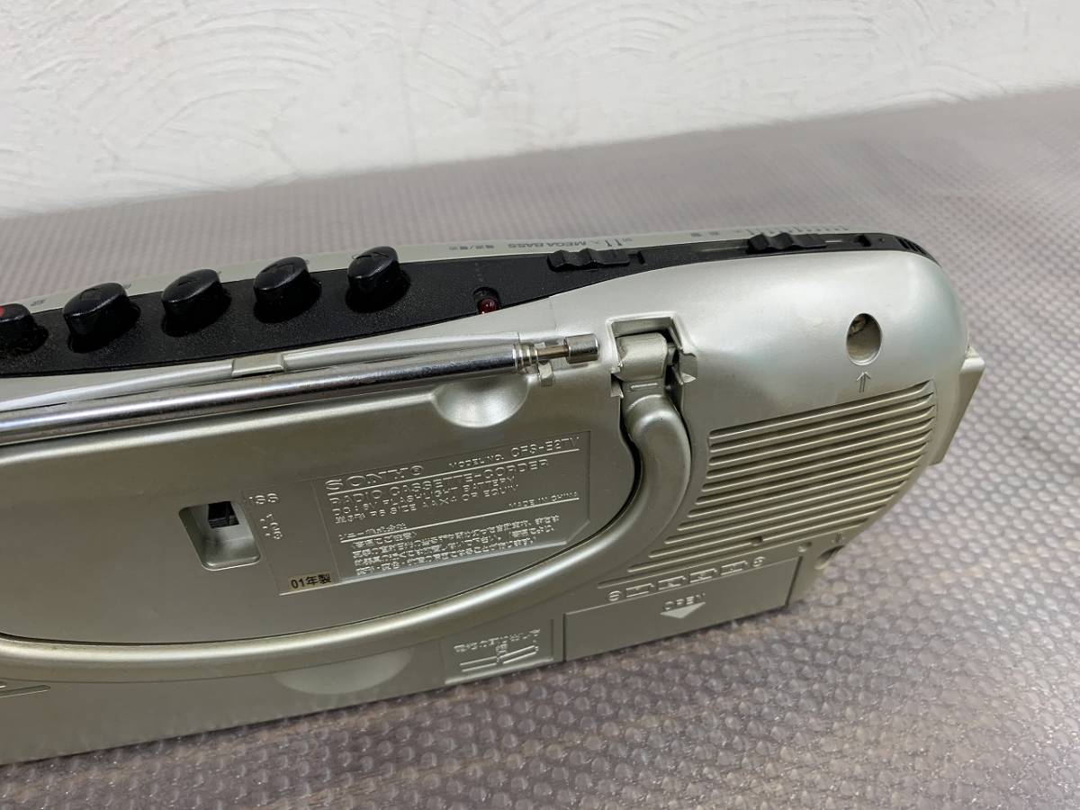 ★12417 ソニー/SONY ラジオ カセットコーダー CFS-E2TV 2001年製 ラジカセ RADIO CASSETTE-CORDER★の画像9