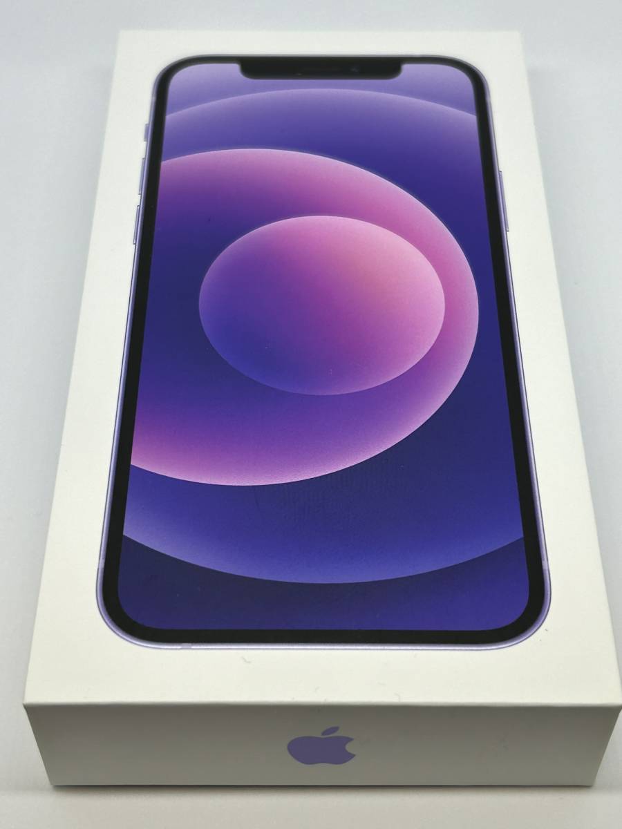 【極美品】Apple iPhone 12 64GB Purple MJNH3J/A_画像1
