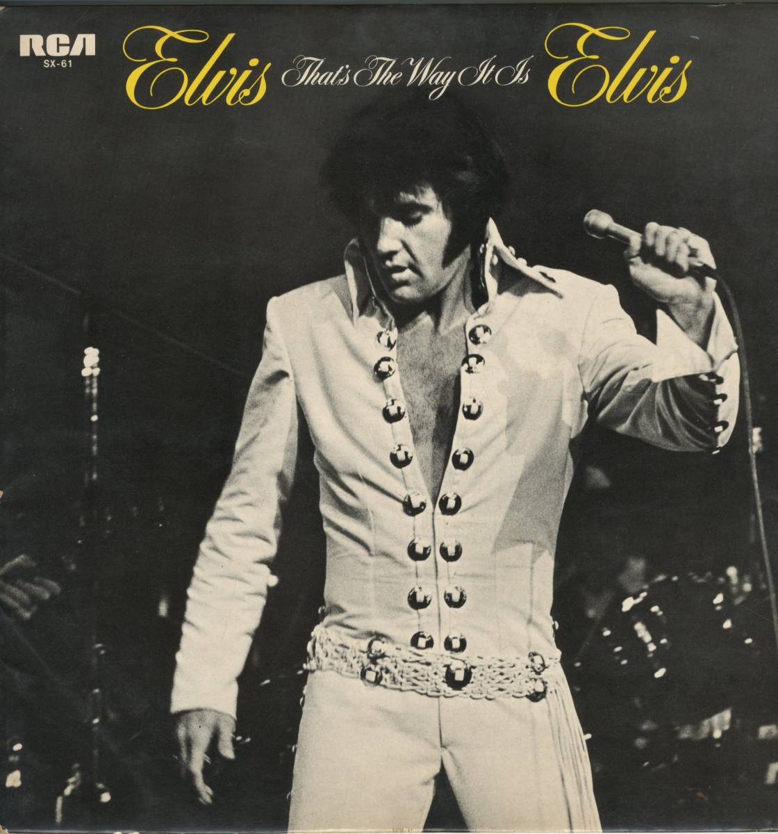 LP 見開き　エルヴィス・プレスリー この胸のときめきを　　Elvis-That's the Way It Is 【Y-582】_画像1