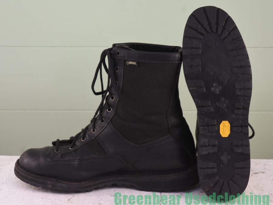 X604◆USA製【ダナー Danner】ビンテージ ワークブーツ 黒 ブラック メンズ 12D 30cm_画像4