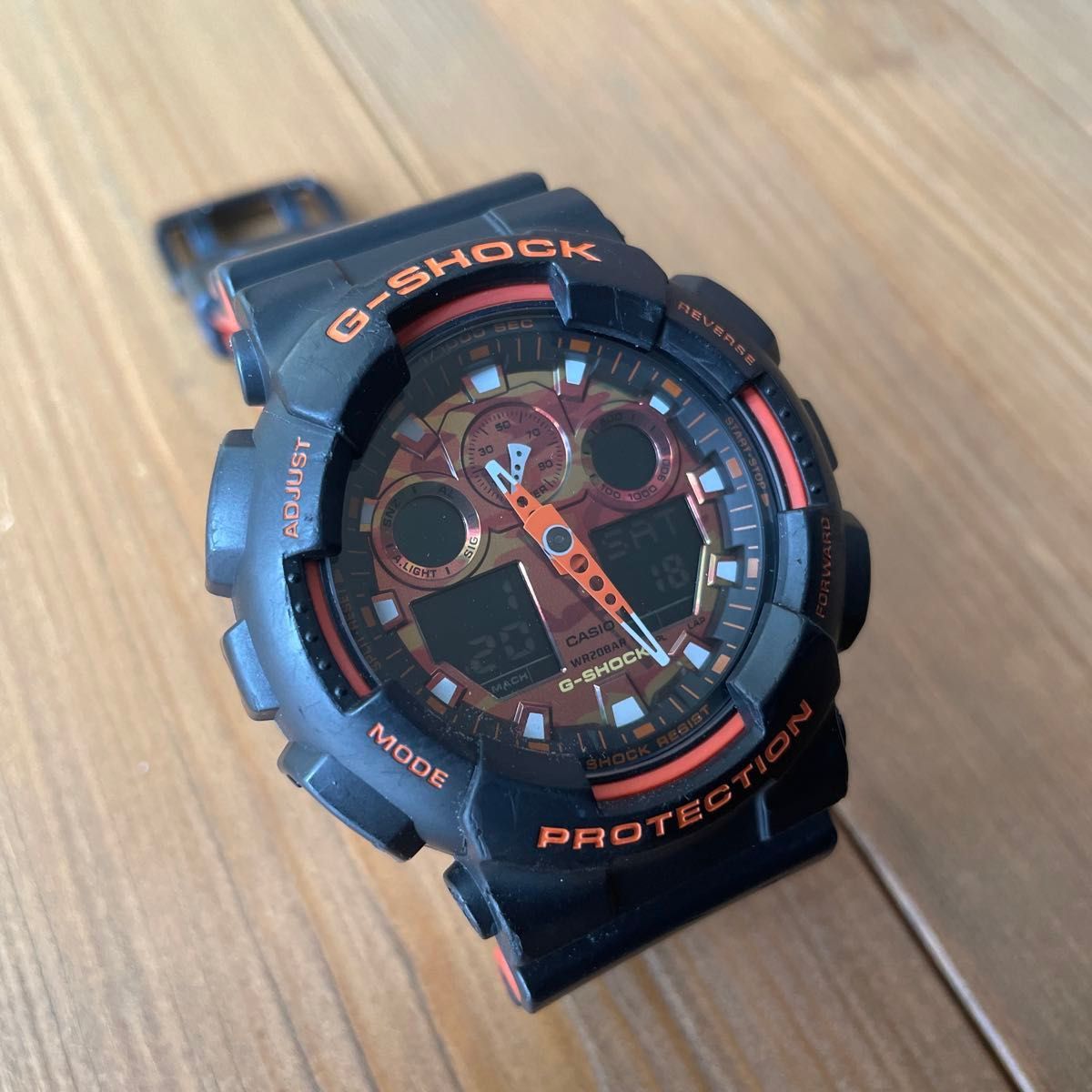 CASIO G-SHOCK GA-100BR オレンジ ブラック|Yahoo!フリマ(旧 CASIO G-SHOCK GA-100BR オレンジ ブラック|Yahoo!フリマ(旧