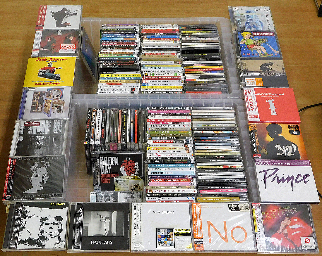 処分品 洋楽CD 約160枚まとめ売り大量セット/New Order/Bauhaus/LINKIN PARK/John Lennon/ポール/PRINCE/The White Stripes/Rolling Stones_画像1