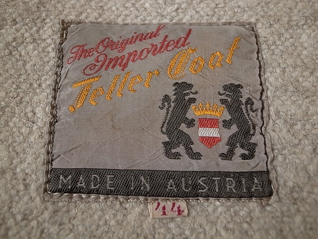 オーストリア製 Teller Coat 1950年代 ビンテージ Coats&Clark コーツ&クラーク ウール ダッフル コート アメリカ古着 サイズ 44 XL 相当 _画像8