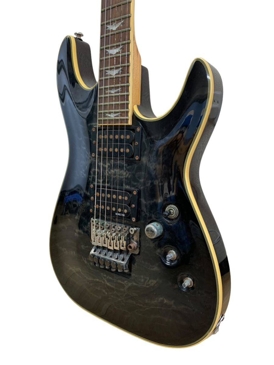 SCHECTER DIAMOND SERIES OMEN EXTREME FR シェクター エレキギター ブラック ダイヤモンドシリーズ_画像3