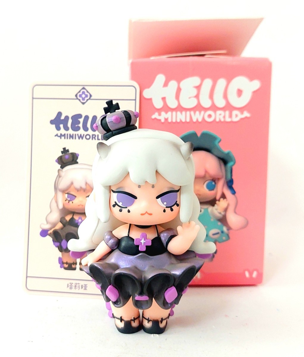 送料300円～☆希少!PLUM HELLO MINIWORLD「塔莉(シークレット)」彩色済 完成品 フィギュア 美少女 セクシー 萌え デザイナーズトイ_画像2