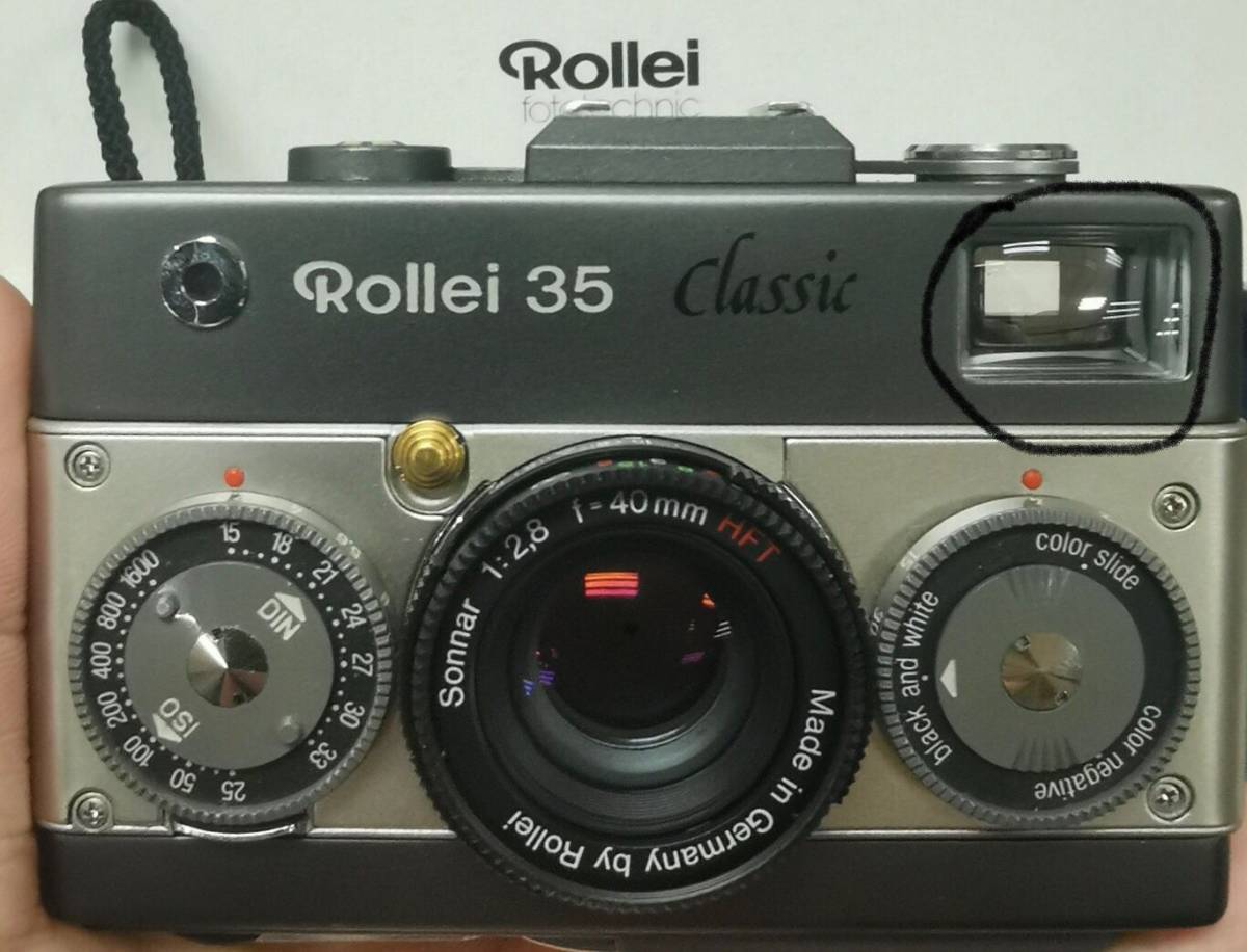純正品 Rollei ローライ 35シリーズ 用ファインダー Bibian 比比昂- 純正品Rollei ローライ35シリーズ用ファインダー