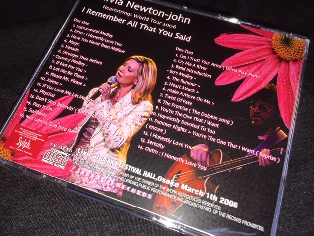 ●Olivia Newton-John - I Remember All That You Said : Sylph 2CD-R_画像3