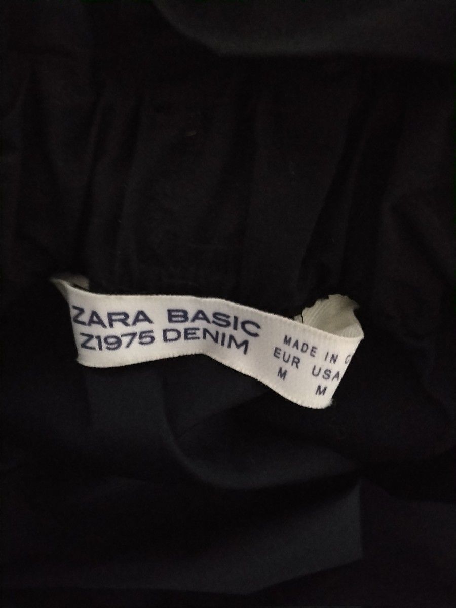 ZARA BASIC ザラ　黒　スカート　リボン付き