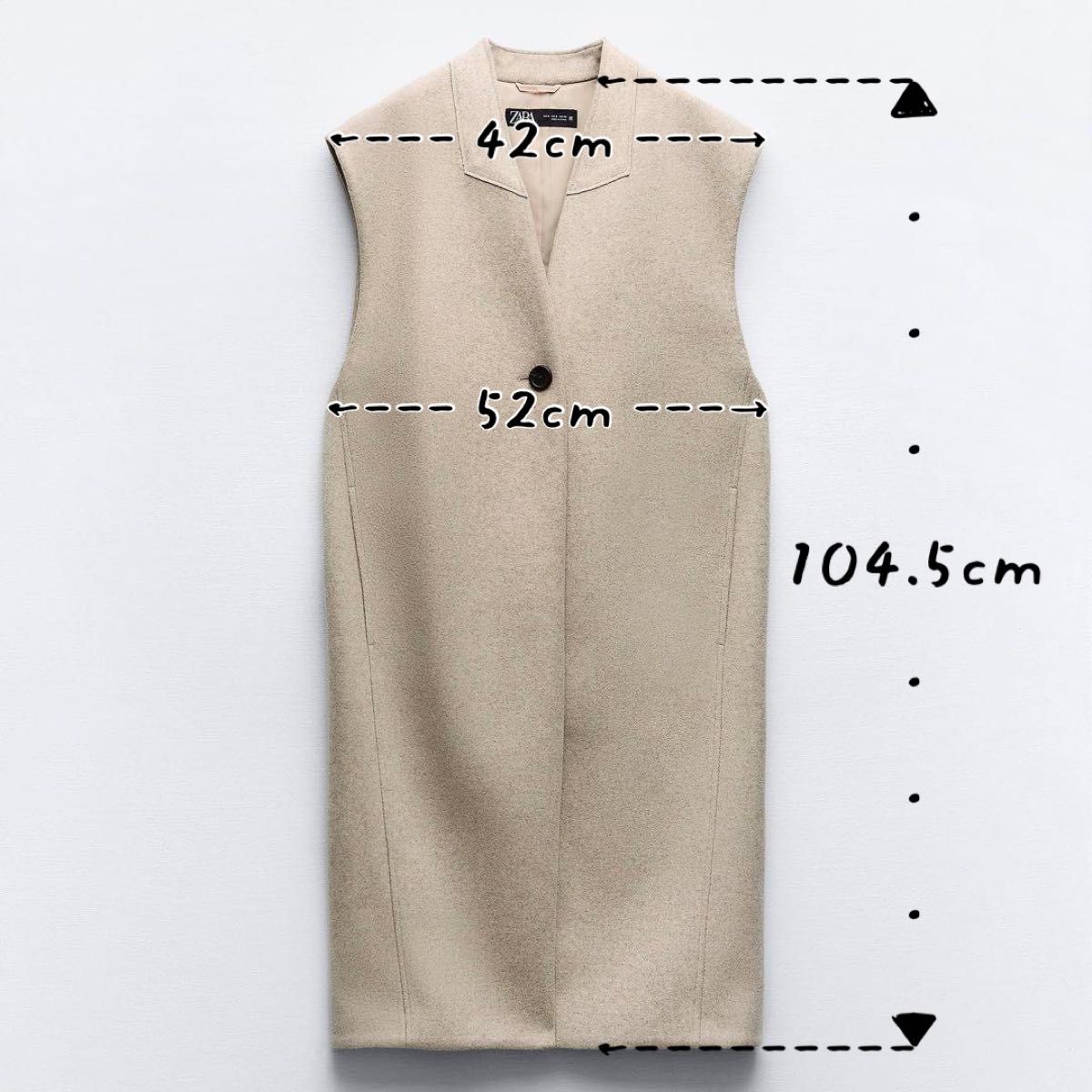 新品】ZARA ソフトロングベスト S|Yahoo!フリマ(旧PayPayフリマ) 新品】ZARA ソフトロングベスト S|Yahoo!フリマ(旧PayPayフリマ)