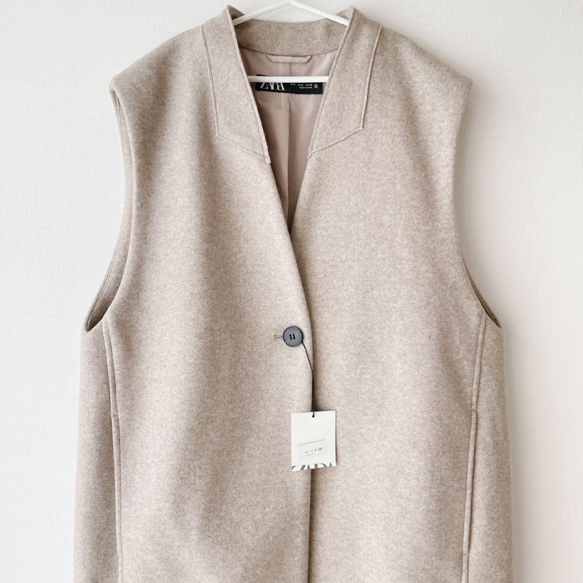 新品】ZARA ソフトロングベスト S|Yahoo!フリマ(旧PayPayフリマ) 新品】ZARA ソフトロングベスト S|Yahoo!フリマ(旧PayPayフリマ)