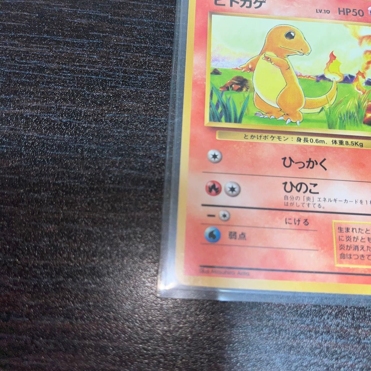 ポケモンカード　ヒトカゲ　マークなし　旧裏面　初期　1枚