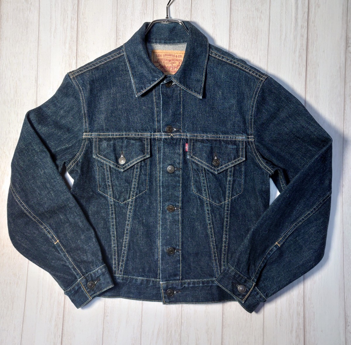 濃紺 90s 復刻 LEVIS リーバイス 557 デニムジャケット 3rd 濃紺 90s 復刻 LEVIS リーバイス 557 デニムジャケット 3rd