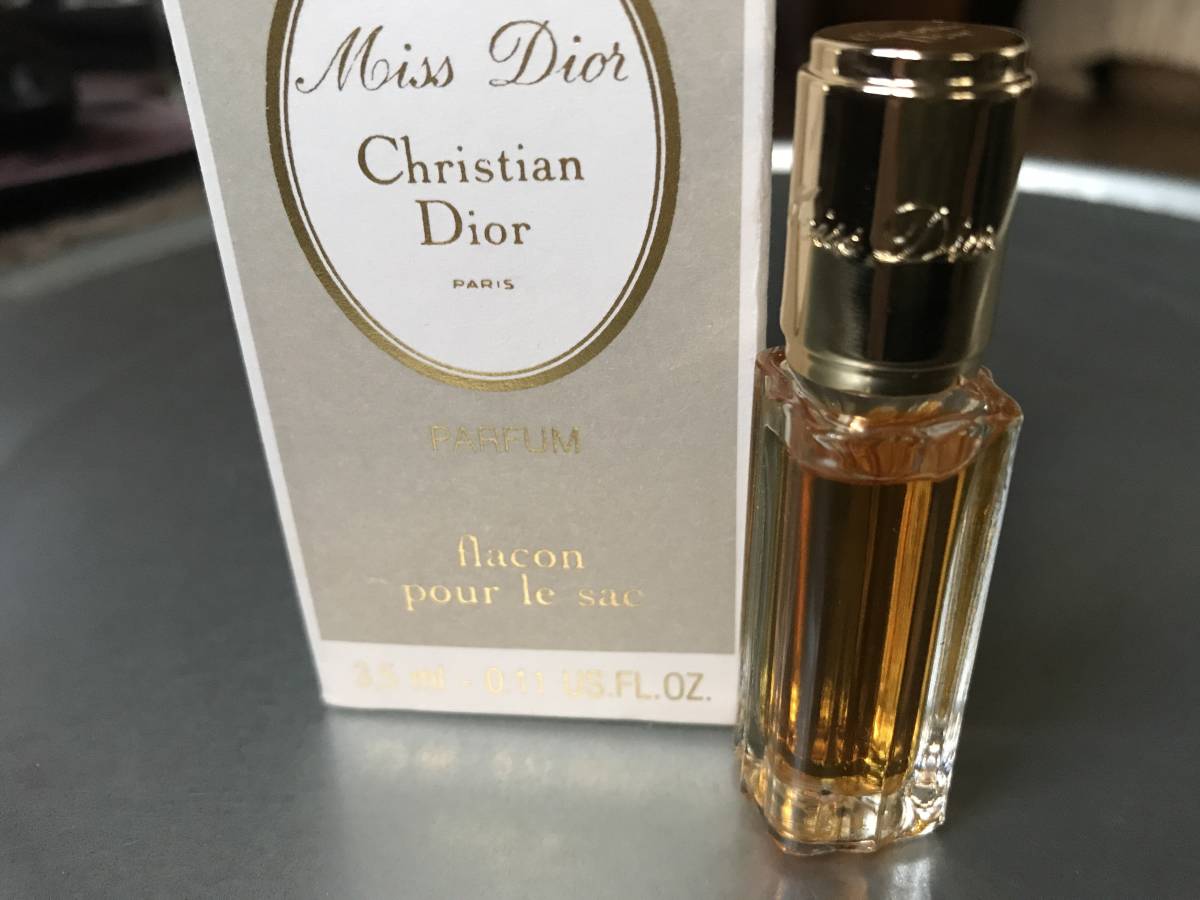 * Dior Dior mistake Dior PARFUM 3.5ml remainder 9 break up perfume Vintage outside fixed form 200 jpy *