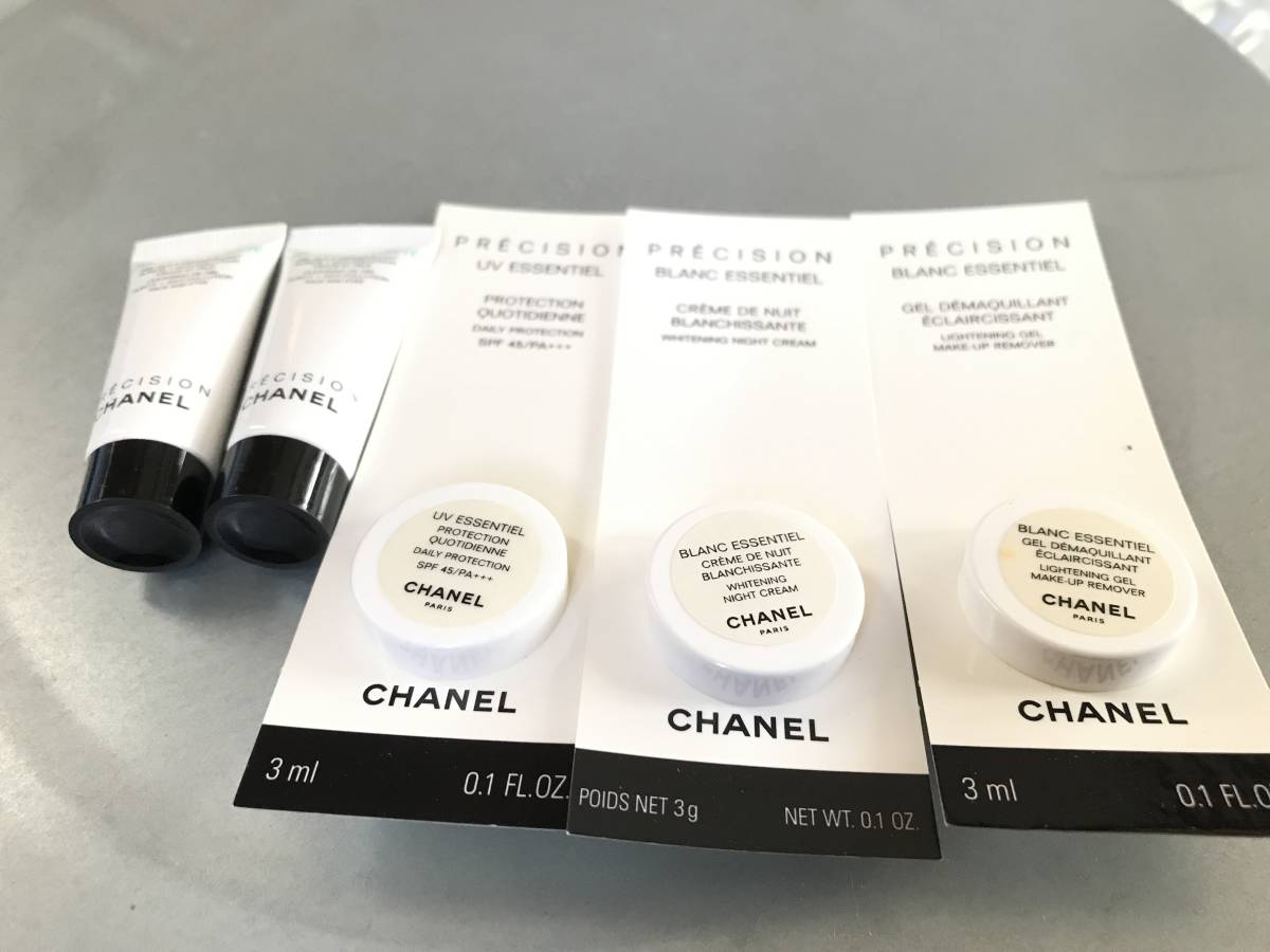  ★ CHANEL シャネル ピュリティ クレンジング ジェルオ　2個 ブラン エサンシエル クレンジングオイル 他 計5点 サンプル 試供品 ★_画像1