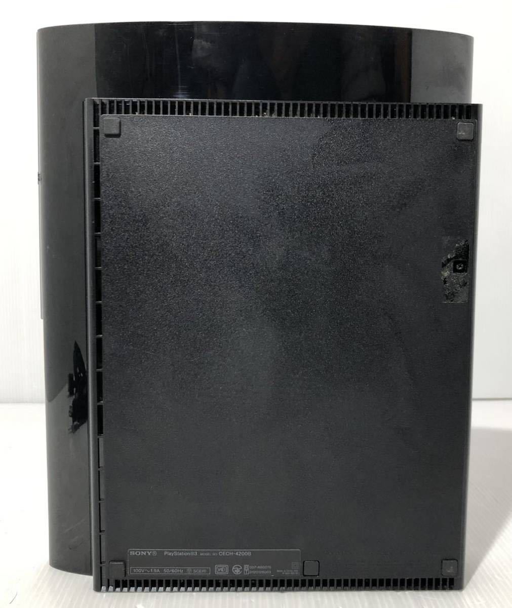 SONY PS3 本体 CECH-4200B ブラック 一式【HDD250GB】動作良好 訳あり PlayStation3 プレイステーション3 コントローラー 薄型_画像3