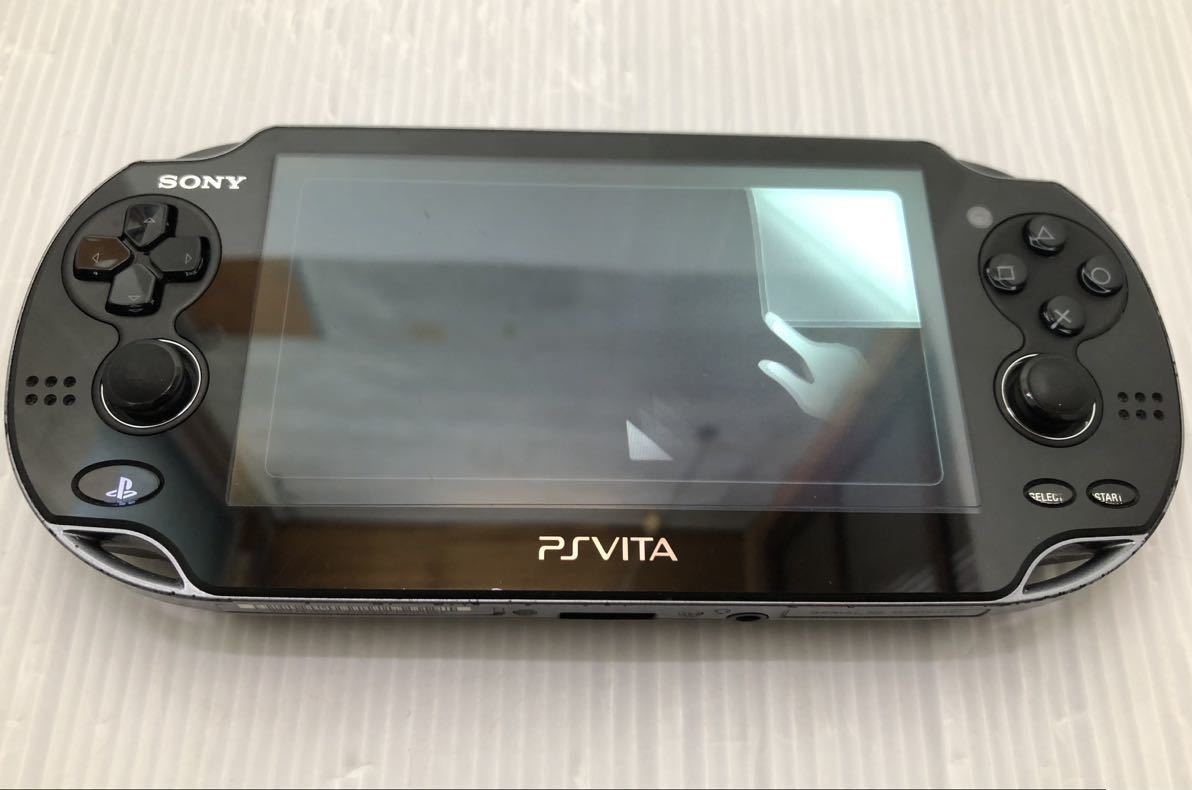 SONY PSVITA 本体のみ PCH-1000 ブラック ver3.55 動作良好 ソニー PlayStation vita Wi-Fiモデル ヴィータ ソニー 黒_画像2