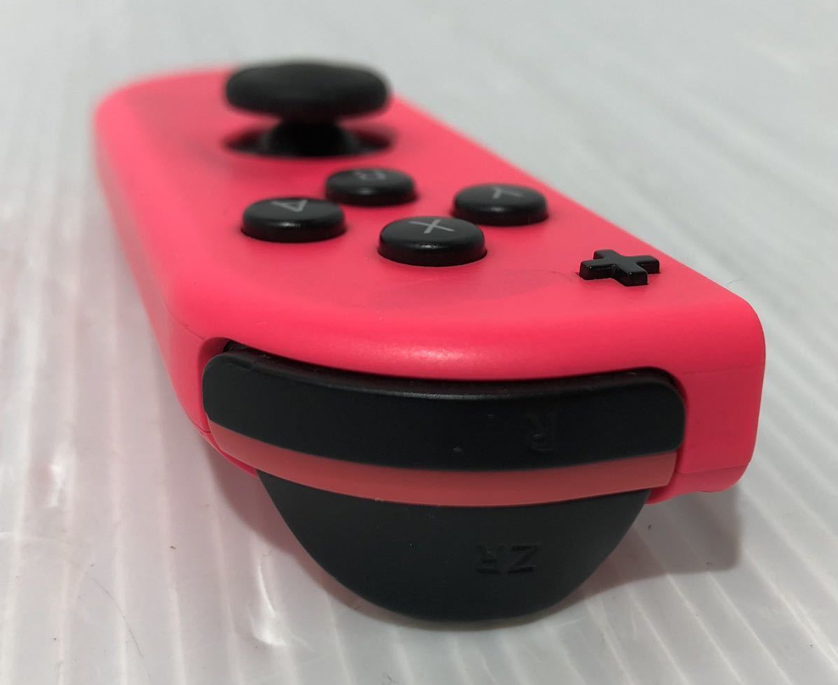 任天堂 Nintendo Switch ジョイコン（R） ストラップ 動作良好 ニンテンドー スイッチ Joy-Con ネオンピンク 右_画像4