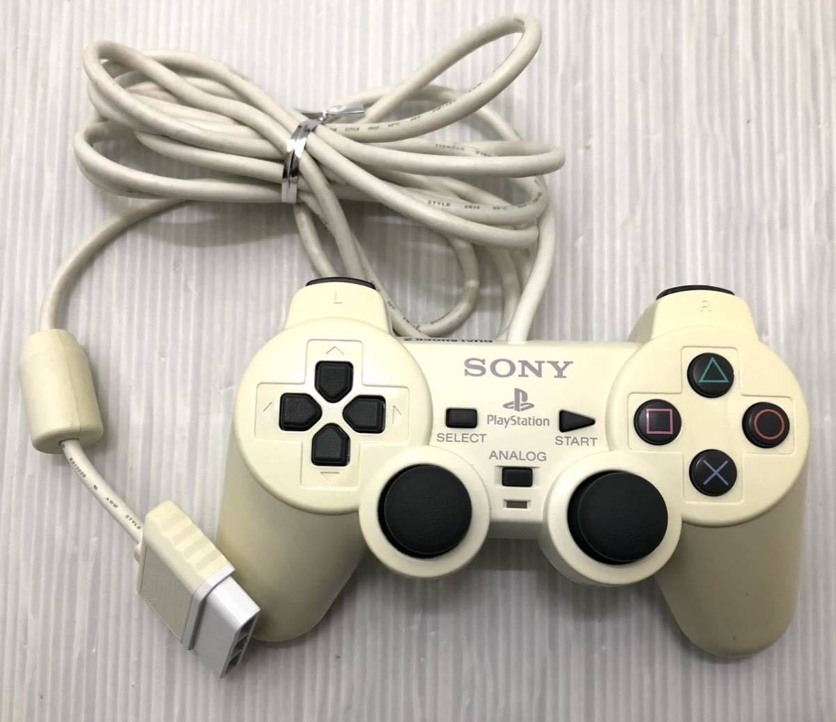 SONY PS2 本体 SCPH-55000 ホワイト 一式 動作良好 コントローラー PlayStation2 初期型 厚型 プレイステーション2 ソニー 白_画像6