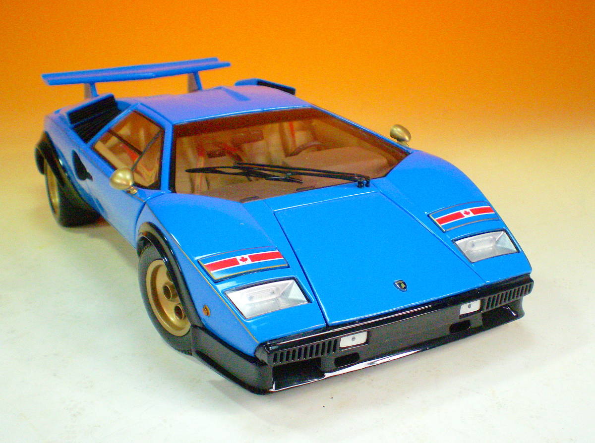 難有り　KYOSHO 1/18 LAMBORGHINI COUNTACH LP500S　ウルフ2号車 カウンタック W.W.　京商　ゆうパック80サイズ送料着払い_画像1