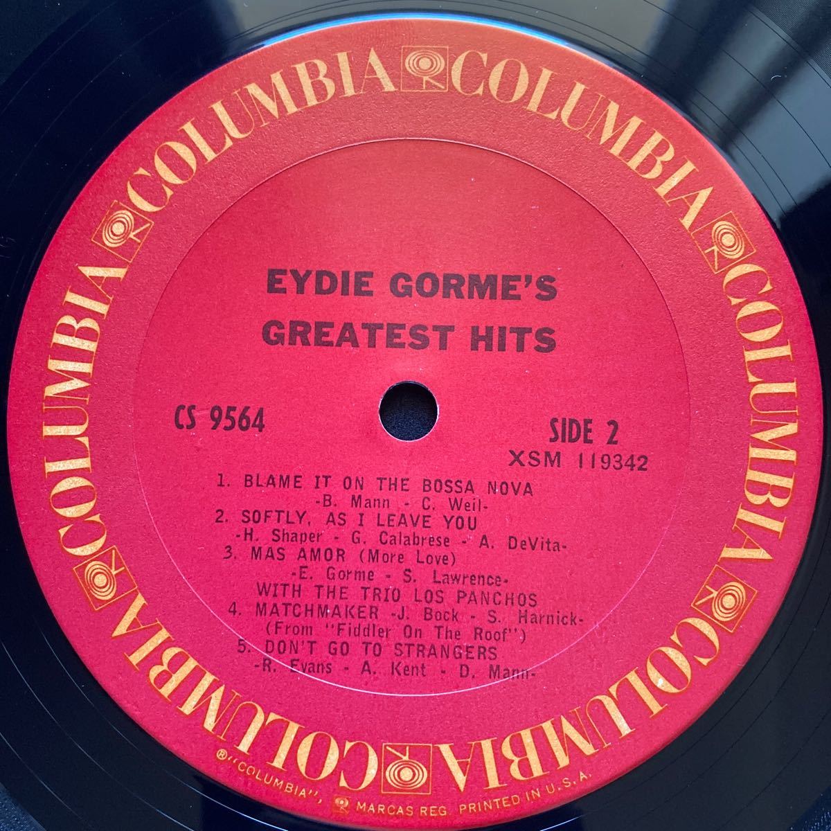 LP EYDIE GORME'S / GREATEST HITS_画像8