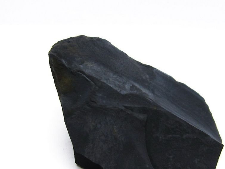 誠安◆天然石高級品北海道上ノ国町産 ブラックシリカ原石[T694-4069]_画像2
