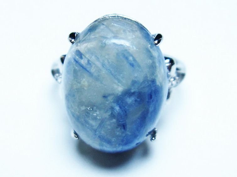 誠安◆天然石最高級品カイヤナイト指輪(16号)[T273-3784]_画像3