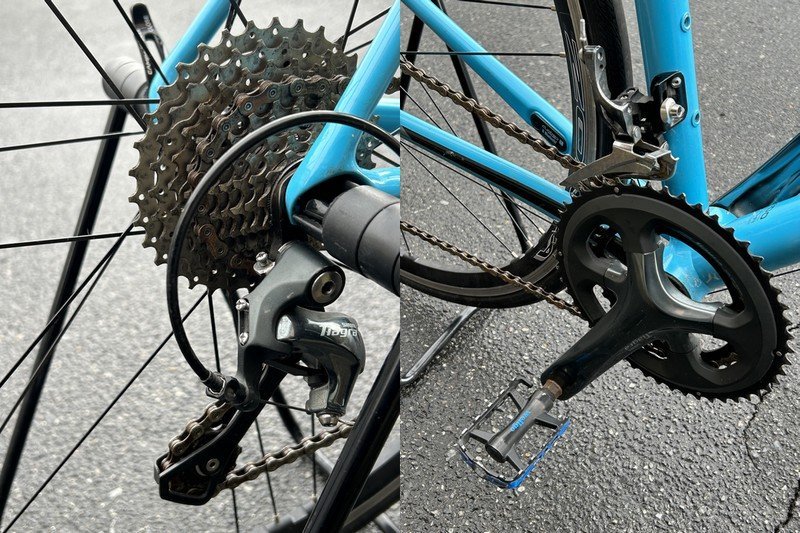 #綺麗【TREK EMONDA トレック エモンダ ALR4 エントリーロード ロードバイク サイズ54 H2 SHIMANO TIAGRA搭載 BONTRAGER 自転車】NA00365の画像9