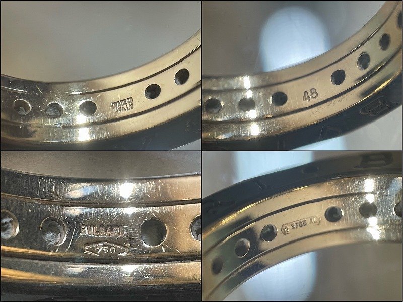 ★仕上磨済【ブルガリ BVLGARI ビーゼロワン リング ペリドット サイズ48 750 18金 K18 8～9号 7.36g イエローゴールド 元箱】NA00369
