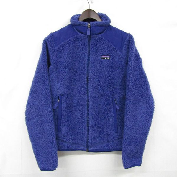 patagonia サイズ WOMENS S フリース ジャケット フルジップ ボア パープル パタゴニア レディース 古着 ビンテージ 3JA0404_画像1