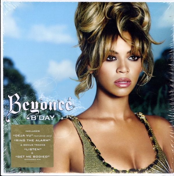 2006年 USプレス2LP！180g重量盤 シュリンク・ハイプステッカー付 Beyonc / B'Day【Sony Urban Music / 82796 90920 1】ビヨンセ Jay-Zの画像1