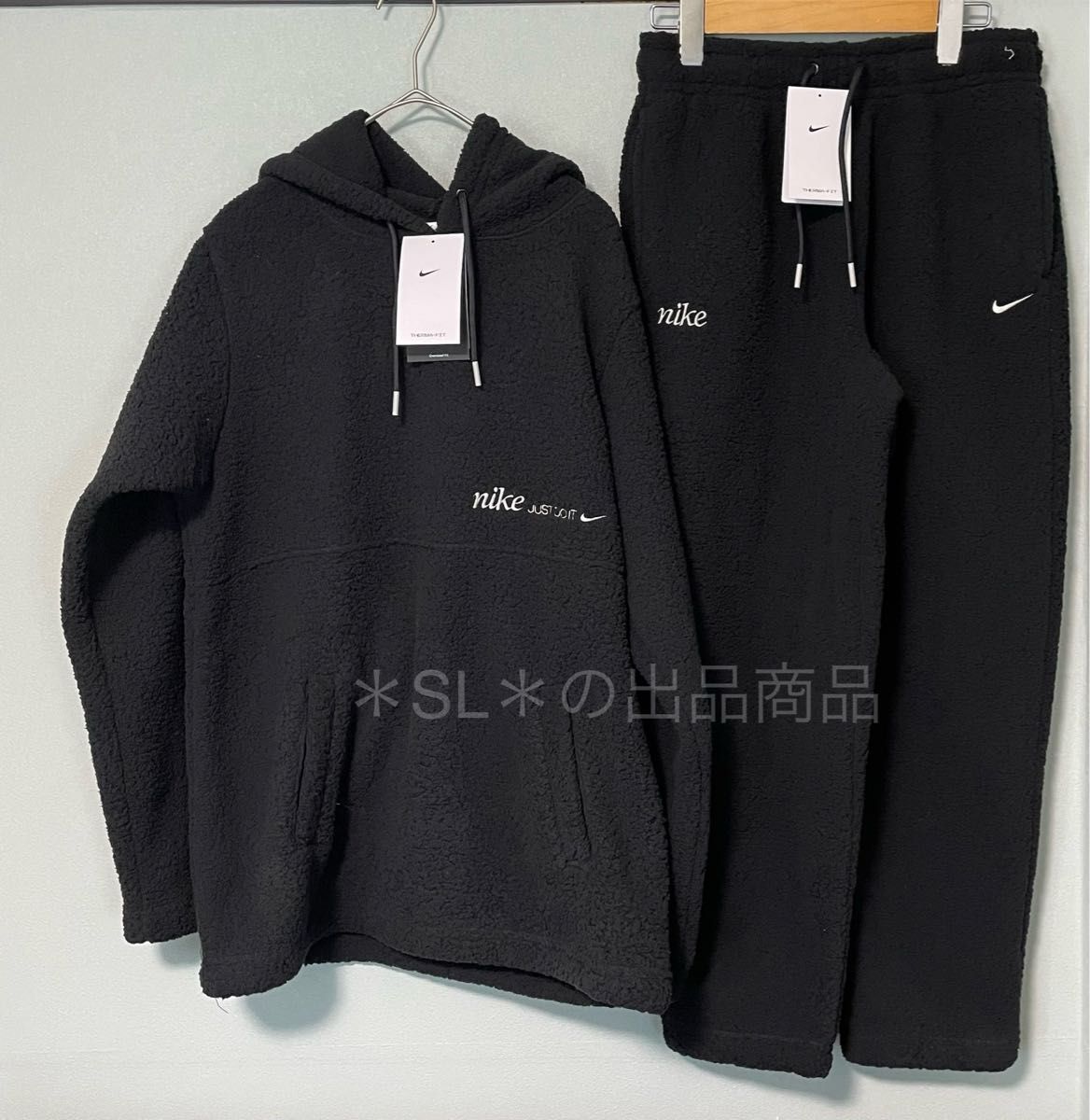 S 新品 NIKE ナイキ ボア フリース セットアップ 上下 S 新品 NIKE ナイキ ボア フリース セットアップ 上下