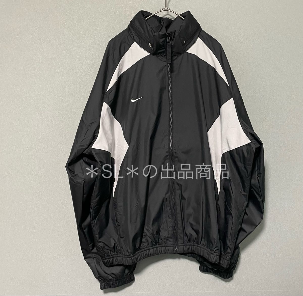 M 新品 NIKE ナイキ メンズフーディジャケット 黒 レペル ウーブンジャケットウインドブレーカー スウッシュ