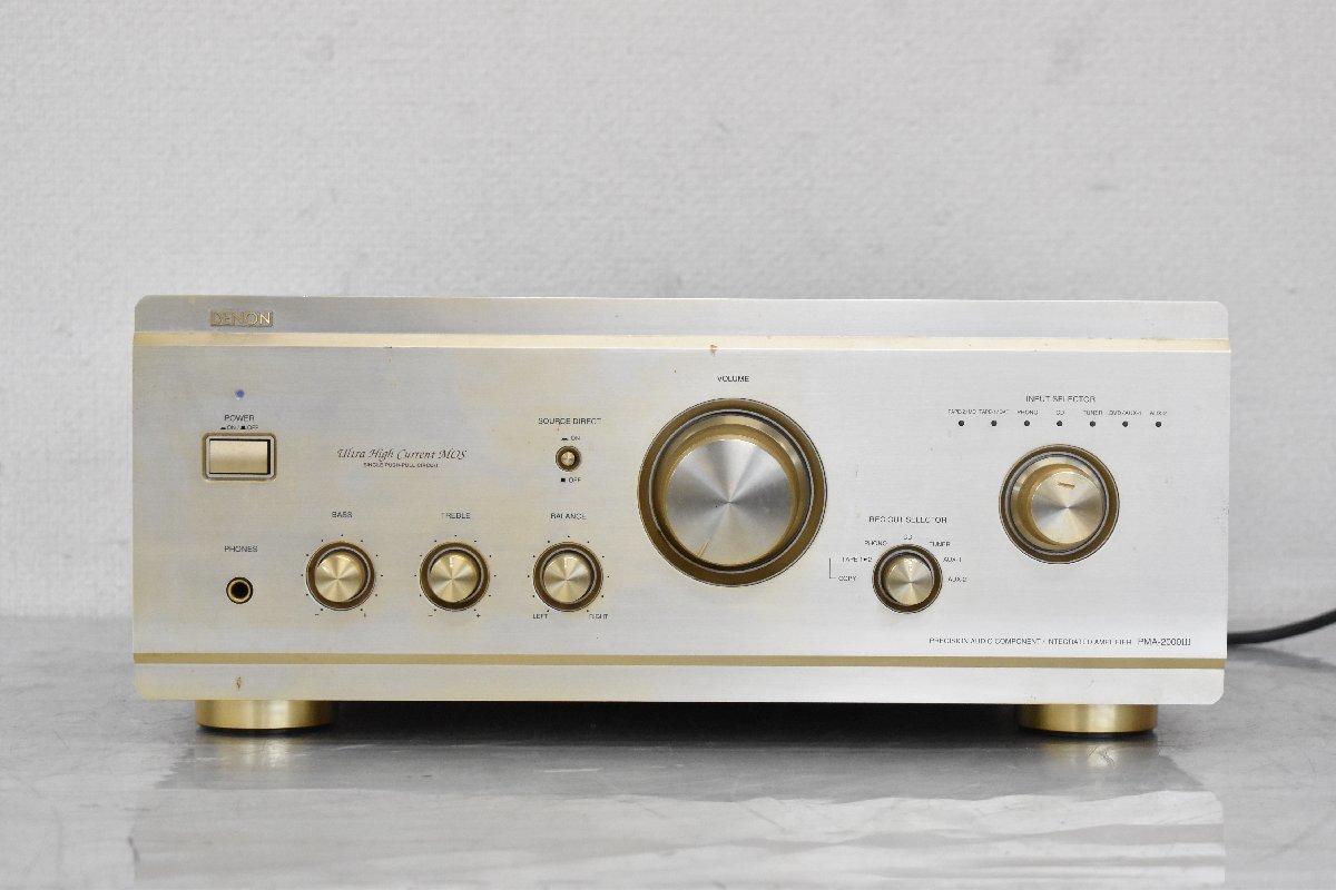 Σ0329 ジャンク DENON PMA-2000III デノン プリメインアンプ_画像2