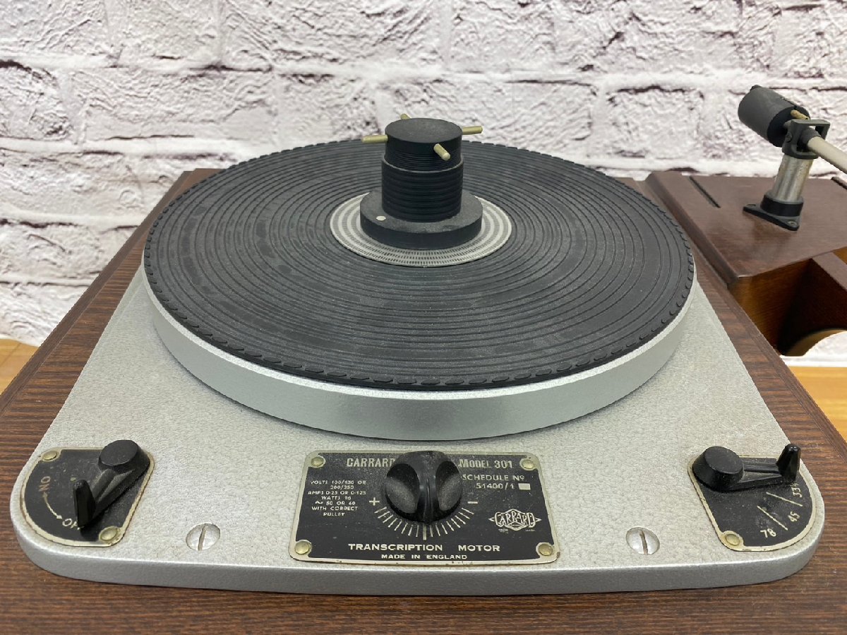 □t1926　中古★GARRARD ガラード　ハンマートーン　ターンテーブル　【ヤマトボックスチャーター便/法人様のみ利用可能】_画像3